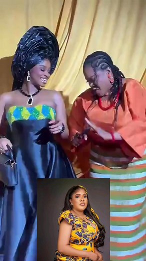 Actress Toyin Abraham dance with Priscilla Ojo at a movie premiere | Bright and Studio