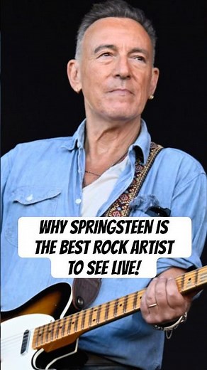 Why Bruce Springsteen is incredible live! #brucespringsteen #springsteen