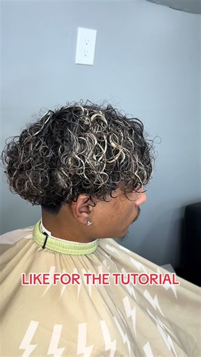 Blonde Highlights on Curly Hair Tutorial