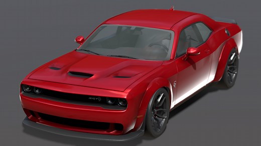 Dodge Challenger SRT Hellcat Widebody - Download Free 3D model by RPMRender