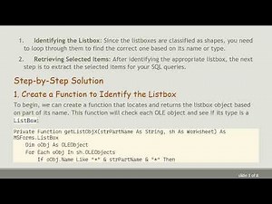 Efficiently Loop Through Listboxes in VBA