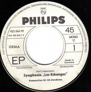 Rolf Liebermann - Symphonie "Les Echanges"