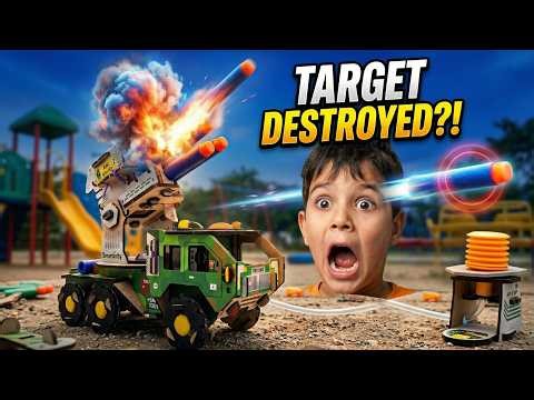 Army Truck Missile Launcher Toy 🚀🔥 Air Powered Launch Test & Honest Review