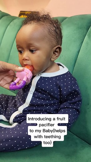 Fruit Pacifier Teether for Babies | Safe & Soothing Feeder