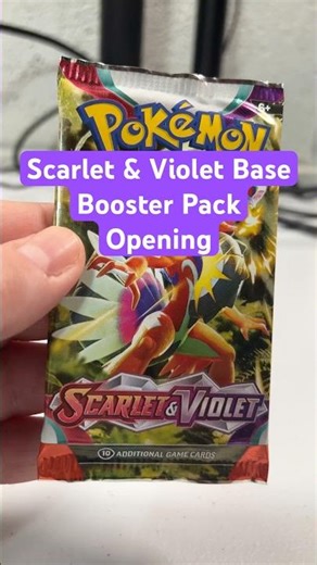 Scarlet and Violet Base Set Booster Pack Opening | Pokemon TCG