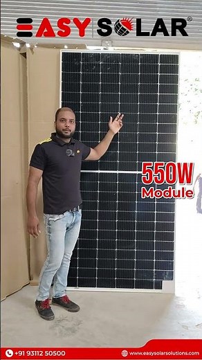 Solar Panel Mono Half-Cut 550 Watt || Euroropean Technology || Easy Solar Solutions #solarpanels
