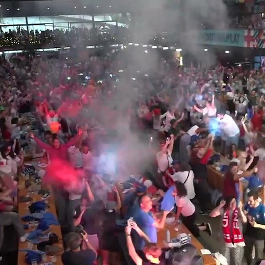 England fans GO WILD as the Lionesses win Euro 2025 on penalties 🎉