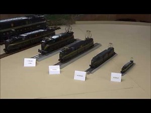 "MODEL RR SCALE/GAUGE COMPARISON" PRR GG1 Featured (Sony wx350 mp4 video)