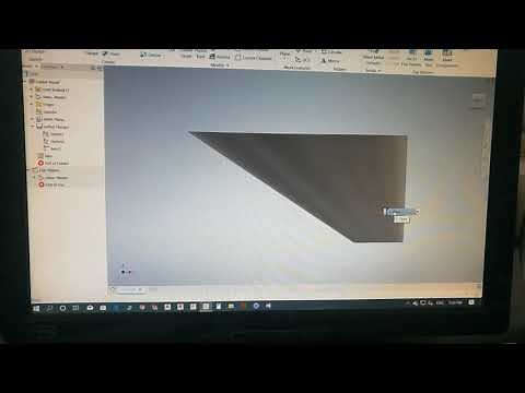 Eccentric cone development in Autodesk inventor Professional 2020
