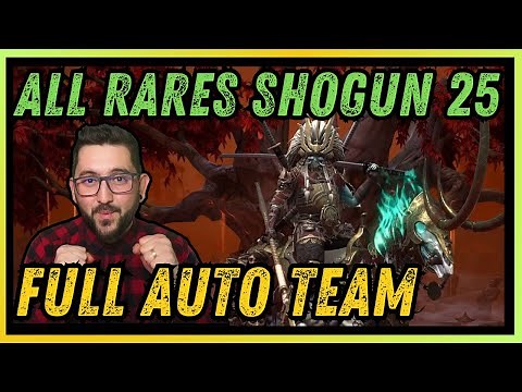 🚨 EASIEST PHANTOM SHOGUN 25 TEAM EVER! 🚨 ALL Rares Shogun 25 Team GUIDE | RAID SHADOW LEGENDS
