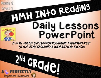Into Reading HMH PowerPoint ELA Module 3 Week 1 The Big Red Lollipop Slides