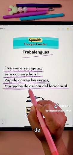 Trabalenguas erre con erre cigarro erre con erre barril rápido corren los carros cargados de azúcar del ferrocarril #tonguetwister #español #spanish #espagnol #spagnolo #spanish #espanhol #spanisch #ISpanishi #spaans #ispañula #Spanjisht #ispandili #španski #espanyol #španělština #스페인의 #西班牙语 #スペイン語 #spagnolu #španjolski #spansk #španielčina #hispana #स्पैनिश #spanyol #spaans #hiszpański #Spaniolă #испанский #spanska #İspanyol #hispanos #latinos #spanishteacher #spanishlearning #spanishvocabulary