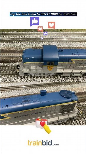 Available on Trainbid.com - Good (C-5)Atlas Trainman 0434-1 Delaware and Hudson RS-3