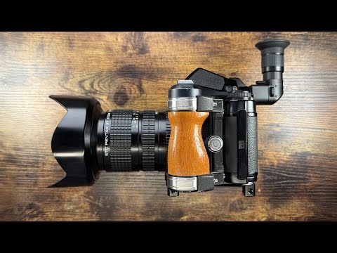 The best Pentax 67 II MOD? I hacked a Nikon DR-5, to have an angle finder/magnifier combo!
