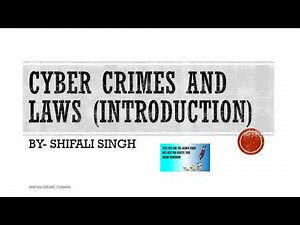 CYBER CRIMES AND LAWS INTRODUCTION #cybercrimes #cyberlaws #bcom