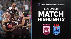 64K views · 915 reactions | Match Highlights  - #Origin History belongs to the Maroons after their comprehensive win over the Sky Blues! | State of Origin | Facebook