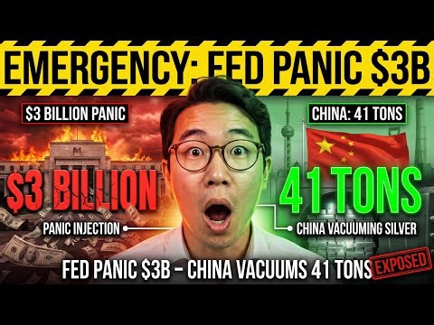 EMERGENCY: Fed Panic-Inject $3B as China Vacuums 41 Tons - Silver Manipulation EXPOSED
