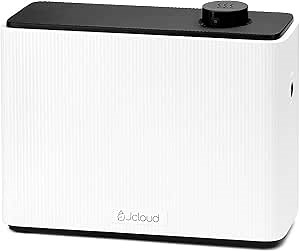 JCLOUD 2024 Upgraded Pro Scent Air Machine for Home, HVAC Scent Diffuser Cover Up to 4500 Sq. Ft, Hotel Collection Diffuser 1000ML, Waterless Cold Air Diffuser for Large Room, Whole House, White