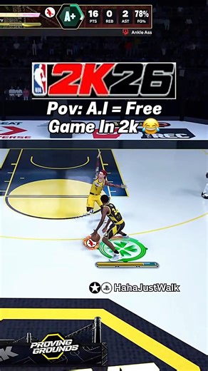 I activated every ankle breaker animation 👀 #2k26