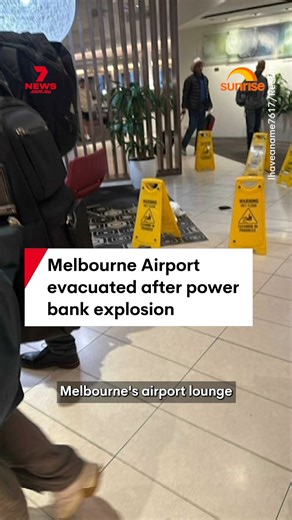953K views · 2.6K reactions | An exploding power bank has left a man with burns to his fingers and legs and forced the evacuation of a Qantas business lounge at Melbourne Airport. #melbourneairport #airport #evacuation #powerbank #qantaslounge | 7NEWS Australia | Facebook