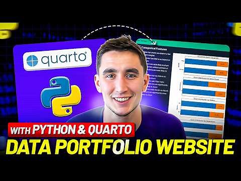 How to Build a Data Science Portfolio Website with Python & Quarto!