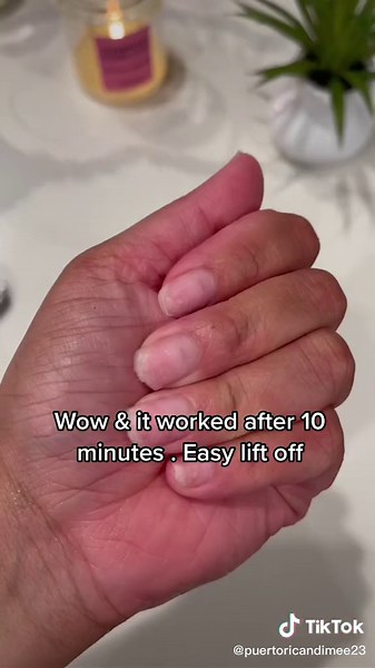 Easy Acrylic Nail Removal Hack with Hot Water