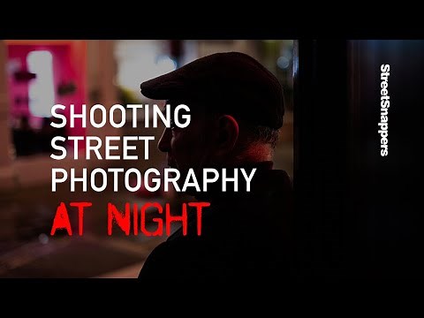 Shooting street photography at night