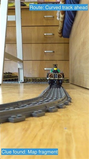 The Crumpled Map Mystery: Can Our Brick Train Find the Lost Delivery?