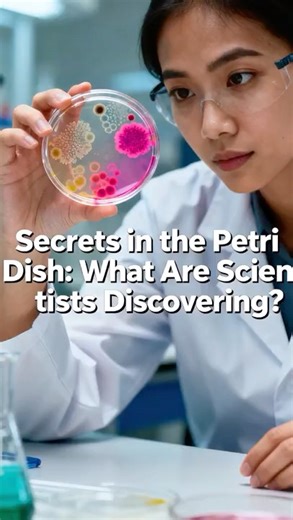 How do scientists use petri dishes to uncover the secrets of the microscopic world?
