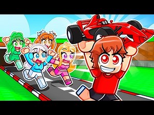 Techy Plays Steal A F1 Car In Roblox With MY CRAZY FAN GIRLS...