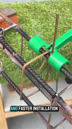 Smart Rebar Alignment Tool – Fast Reinforcement Positioning for Construction Work.