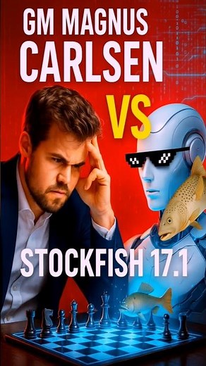 GM Magnus Carlsen vs Stockfish 17.1 | Man vs Machine | Stockfish Wins!