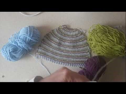 #50, Making The Stripey Tea Cosy, Sheila's Just Knitting