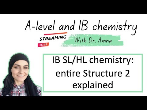 IB chemistry Structure 2 complete revision (SL and HL) - live lesson