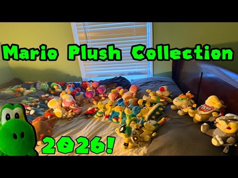 My Mario Plush Collection 2026! - SuperYoshiStudios