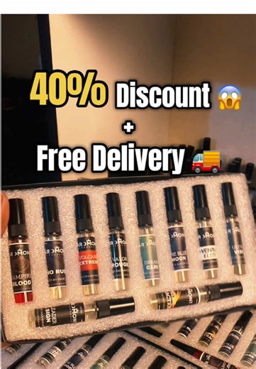 40% discount free delivery 😱 All in one discovary set #aromontfragrance #perfumecombo #bestperfume #student #february