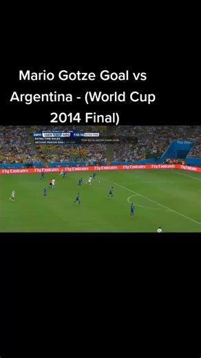 Mario Gotze's Winning Goal in 2014 World Cup Final