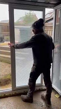 How Swing and Slide doors operate including internal blinds
