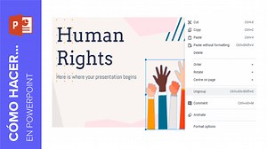 Cómo agrupar, desagrupar o reagrupar elementos en PowerPoint - Tutorial