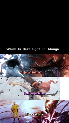 Which is Best manga fight #manga #anime