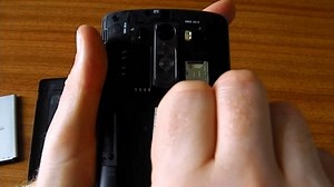 How to insert SIM card in LG G3