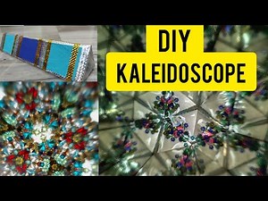 How To Make A Kaleidoscope At Home | Science Project | DIY Kaleidoscope