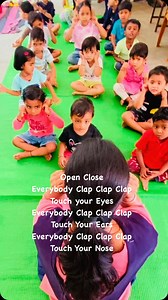 59K views · 3.7K reactions | Open Close Everybody Clap Clap Clap Touch your Eyes Everybody Clap Clap Clap Touch Your Ears Everybody Clap Clap Clap Touch Your Nose | Parasia Wali Poonam | Facebook