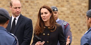 Kate Middleton Steps Out in Military Coat Dress In First Appearance Since Prince Philip's Funeral