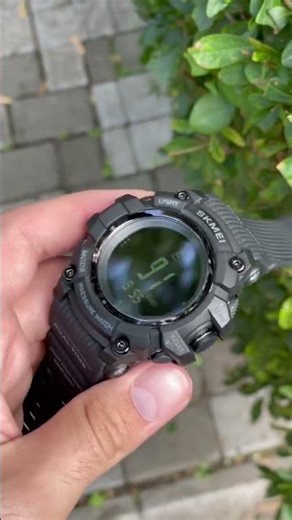 Briolis - Skmei 1358 Black Smart Watch Compass