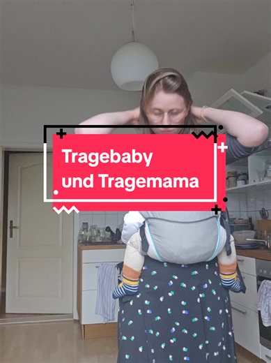 ja, ich habe mein Baby im ersten Jahr fast ausschließlich getragen. er ist in seinem ersten Lebensjahr nur ein paar mal im Kinderwagen gewesen. #arbeitenalsmama #realistischeralltag #dreifachmama #tragenistliebe #underconsumption