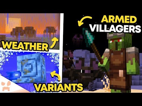 NEW BAT & VILLAGER UPDATES, BETTER BIOMES & MORE SECRET UPDATES MINECRAFT OUT NOW!