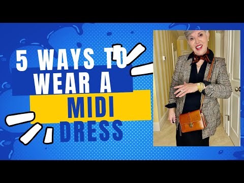 Five ways to wear a midi dress