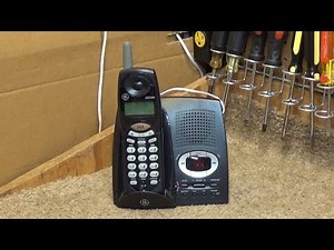 General Electric 27995GE2-A 2.4 GHz Cordless Phone with Digital Answering System | Initial Checkout