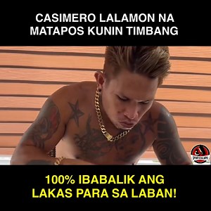 Casimero LALAMON na matapos kunin ang timbang sa WEIGH IN! #SportsTalkPH | SportsTalk PH